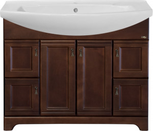 Тумба с раковиной Misty Римини 105 орех