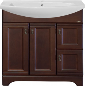 Тумба с раковиной Misty Римини 85 орех