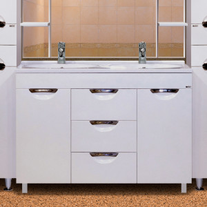 Тумба с раковиной Misty София 120 с ящиками