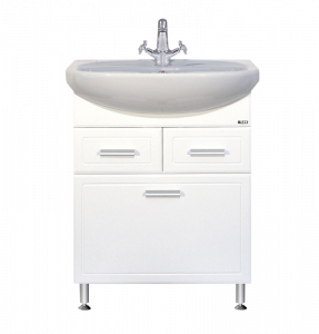 Тумба с раковиной Misty Стелла 65 с корзиной