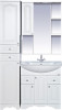 Тумба с раковиной Misty Валерия 75 белая фактурная — рис. 3