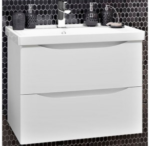 Тумба с раковиной Opadiris Элеганс 70 белый матовый