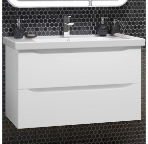 Тумба с раковиной Opadiris Элеганс 90 белый матовый