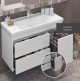 Тумба с раковиной Opadiris Фреш 100 с корзиной белый — рис. 4