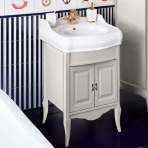 Тумба с раковиной Opadiris Лоренцо 60 белая матовая