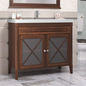 Тумба с раковиной Opadiris Палермо 100 светлый орех