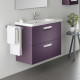 Тумба с раковиной Roca Gap 60 фиолетовая — рис. 1