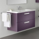 Тумба с раковиной Roca Gap 80 фиолетовая — рис. 1
