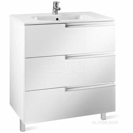 Мебель для ванной Roca Victoria Nord Ice Edition 80 3 ящика