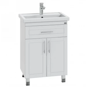 Тумба с раковиной СанТа Дублин 60 с 1 ящиком