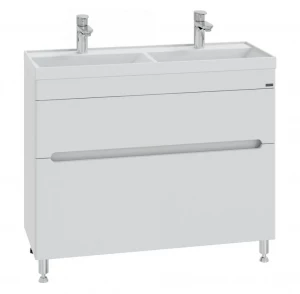 Тумба с раковиной СанТа Лондон 100/2 напольная