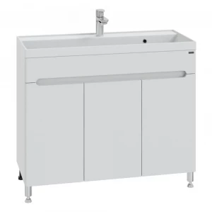 Тумба с раковиной СанТа Лондон 100 напольная 3 дверки