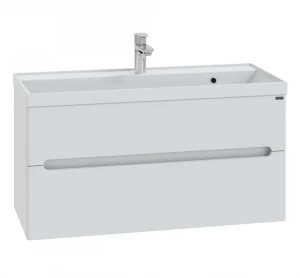 Тумба с раковиной СанТа Лондон 100 подвесная 2 ящика