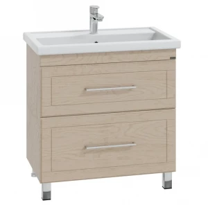 Тумба с раковиной СанТа Венера 80 дуб бежевый напольная