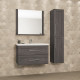 Мебель для ванной СанТа Венера 80 дуб шале графит — рис. 1