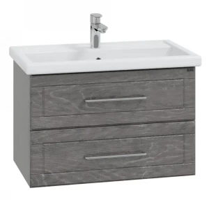 Тумба с раковиной СанТа Венера 80 дуб шале графит