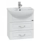 Тумба с раковиной СанТа Верона 50 подвесная, 2 ящика — рис. 1