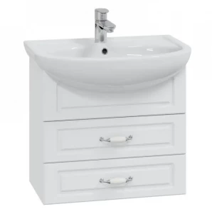 Тумба с раковиной СанТа Верона 60 подвесная, 2 ящика