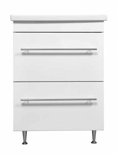 Тумба с раковиной Stella Polar Ванесса 60 2 ящ напольная