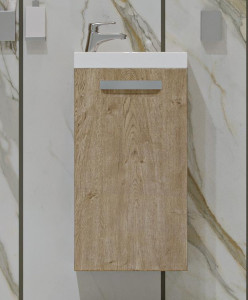 Тумба под раковину Velvex Estea 40.1D, дуб санремо