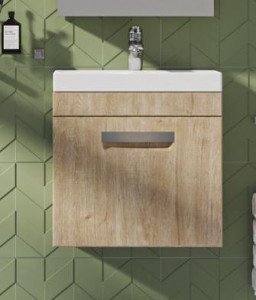 Тумба с раковиной Velvex Estea 60.1Y, дуб санремо