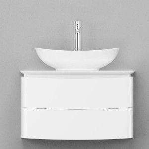 Тумба с раковиной Velvex Luna 75 подвесная