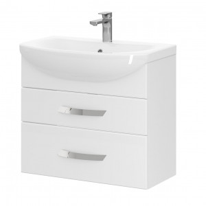 Тумба с раковиной Volna Onda 80.2Y подвесная белый