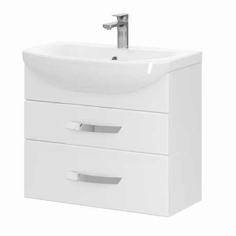 Тумба с раковиной Volna Onda 80.2Y подвесная белый