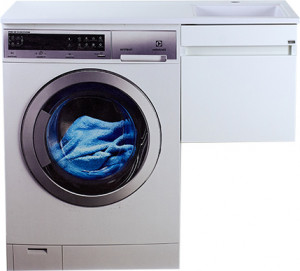 Тумба Misty Фостер 40 подвесная с раковиной под стиральную машину 100 R