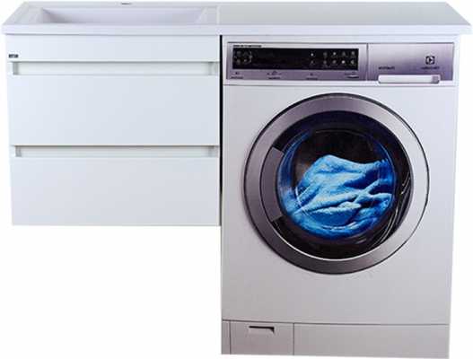 Тумба Misty Фостер 55 подвесная с раковиной под стиральную машину 120 L