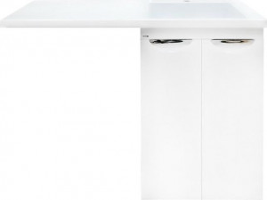 Тумба Misty Куба 60 2 двери с раковиной над стиральной машиной 120 R