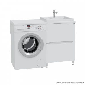 Тумба СанТа Лондон 59 под раковину над стиральной машиной, ящики