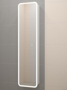 Зеркальный пенал Misty Лоренцо 40 LED с розеткой подвесной