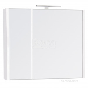 Зеркальный шкаф Roca Etna 80 белый глянец