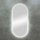 Зеркало с LED подсветкой Art&Max Bari 110 белый матовый — рис. 2