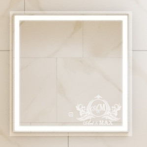 Зеркало с LED подсветкой Art&Max Monza 60 квадрат