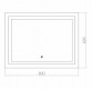 Зеркало с LED-подсветкой Silver Mirrors Livia 80 — рис. 4