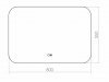 Зеркало с LED-подсветкой Silver Mirrors Pallada 80 — рис. 3