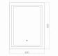 Зеркало с LED-подсветкой Silver Mirrors Riga 60 — рис. 4