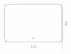 Зеркало с LED-подсветкой Silver Mirrors Stiv 120 — рис. 3