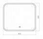 Зеркало с LED-подсветкой Silver Mirrors Stiv 80 — рис. 3