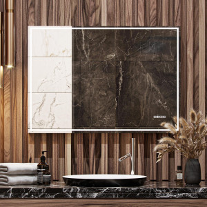 Зеркало с LED-подсветкой Velvex Klaufs Media 100