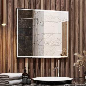 Зеркало с LED-подсветкой Velvex Klaufs Media 80