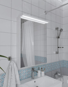 Зеркало-шкаф 1Marka Соната 60  с подсветкой