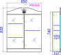 Зеркало-шкаф Aqwella Franchesca 65 — рис. 5