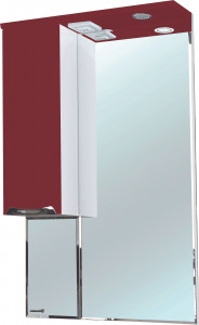 Зеркало-шкаф Bellezza Альфа 65 L красный