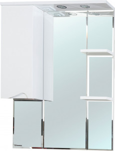 Зеркало-шкаф Bellezza Эйфория 80 L белый, с подсветкой