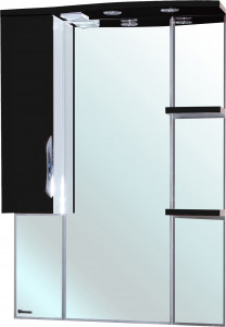 Зеркало-шкаф Bellezza Лагуна 75 L черный