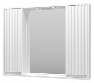 Зеркало-шкаф Brevita Balaton 100 белый