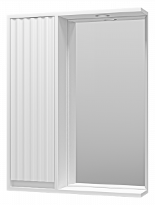 Зеркало-шкаф Brevita Balaton 65 левый белый